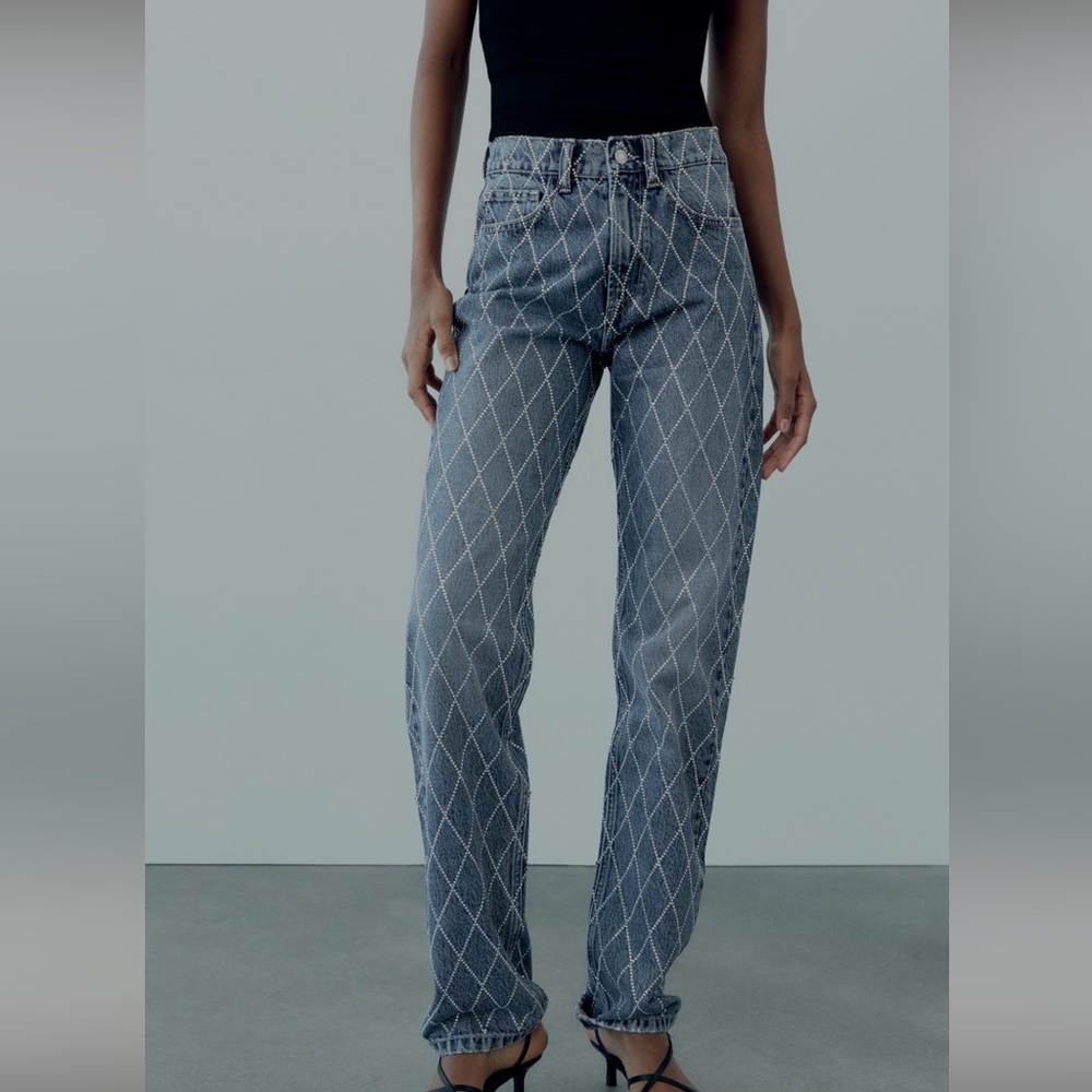 NEW Rhinestone Women's Jeans in US8